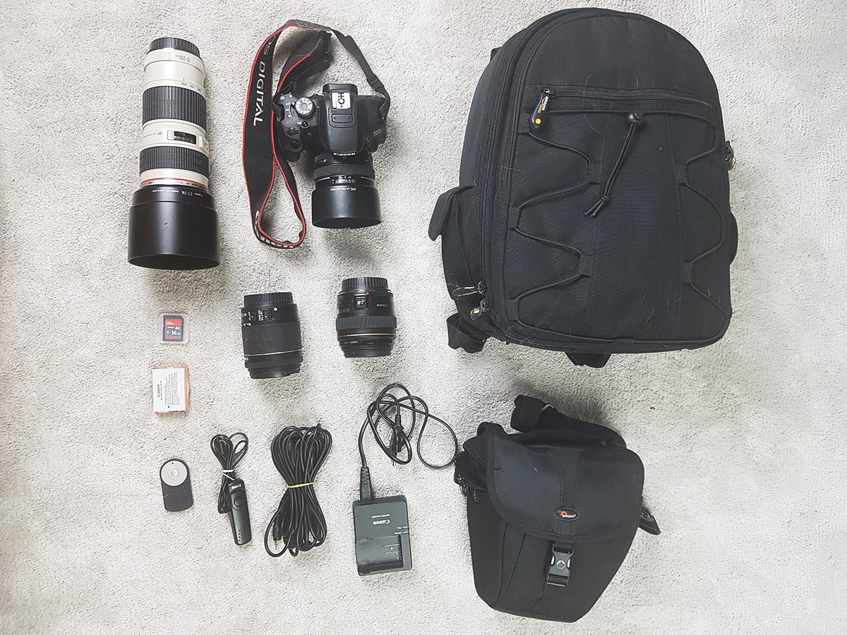 Mein ganzes Fotoequipment